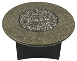 Tropical Brown Round Fire Table Granite Top