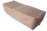 Outdoor Chaise Lounge Cover 79-30-20-inches Beige Rainproof Rectangle