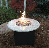 Giallo Santo Fire Table Round Granite Top
